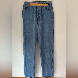 Wrangler vintage women’s jeans 12 short petite light wash high rise tapered mom
